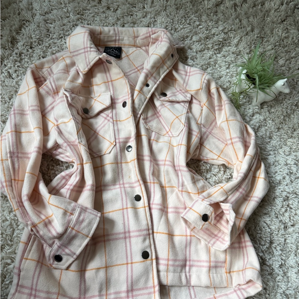Woolrich HFX Women's Plaid winter Utility Jacket - Pink and Orange